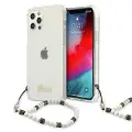 Guess GUHCP12LKPSWH iPhone 12 Pro Max 6.7" Transparent Hardcase White Pearl — Фото 1