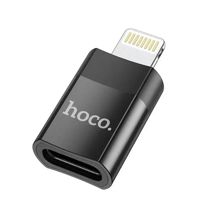 HOCO UA17 adapter USB-C to Lightning | black