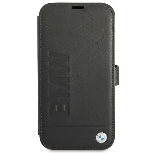 Etui BMW BMFLBKP13SSLLBK iPhone 13 mini 5,4" czarny|black book Signature Foto 2