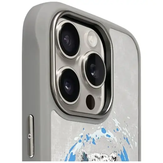 Etui Nimmy Pantera MagSafe do iPhone 16   Pro Max jasnoszary Photo