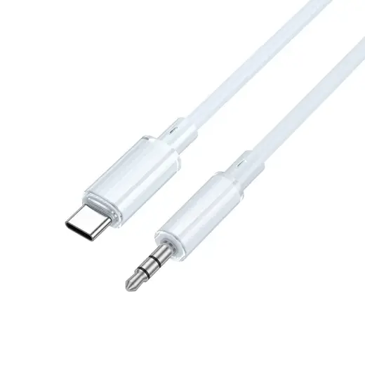 Borofone Cable AUX BL21 Lemon - Type C to jack 3,5mm - 1 metre blue Photo