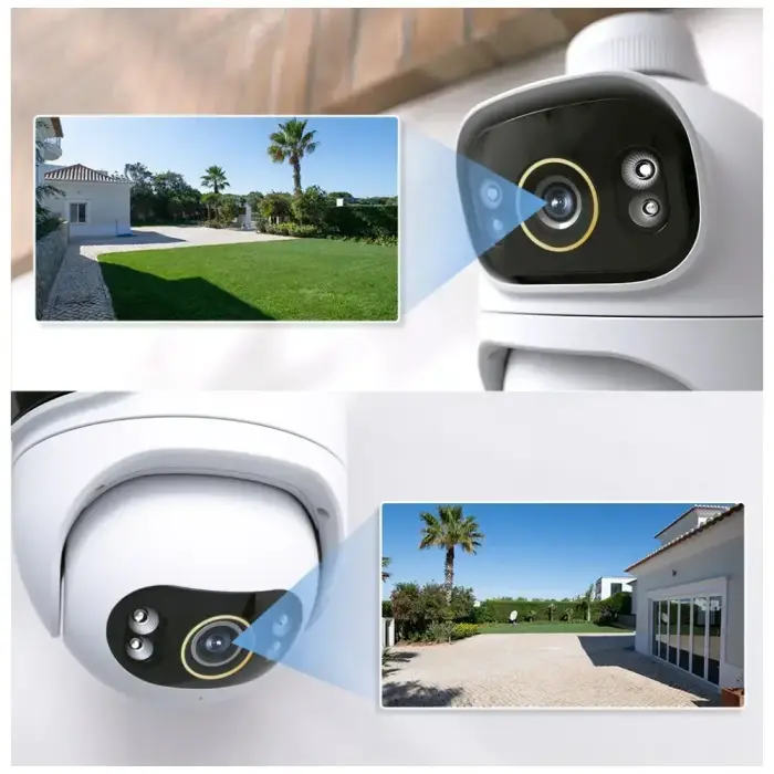 Imilab EC6 Dual Outdoor 3K+3K WiFi Plug-in Spotlight Camera white Foto 3
