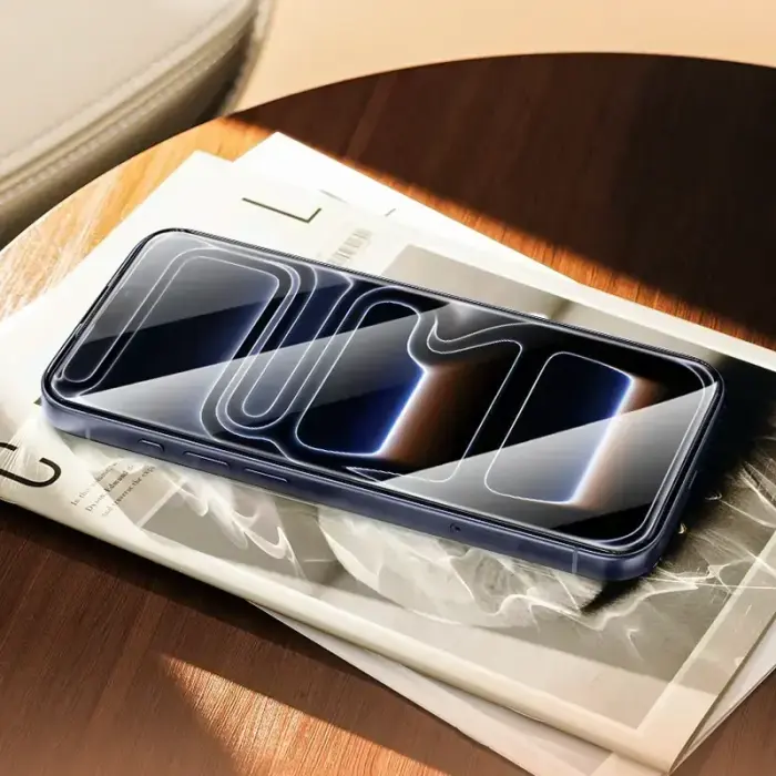 Borofone Tempered glass BF6 Diamond Armor Full Screen HD for Iphone 17 Pro Max - 10 pieces Foto 8