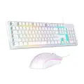 MageGee K1 wired keyboard + mouse set (white) Фото num