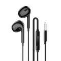 Borofone Earphones BM100 Max Fuente with microphone black Foto 1