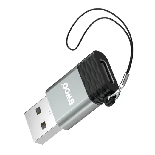 BWOO adapter BZ-38 USB-C - USB gray OTG Фото num