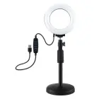 Ring LED lamp Puluz with adjustable base PU391 Foto 1