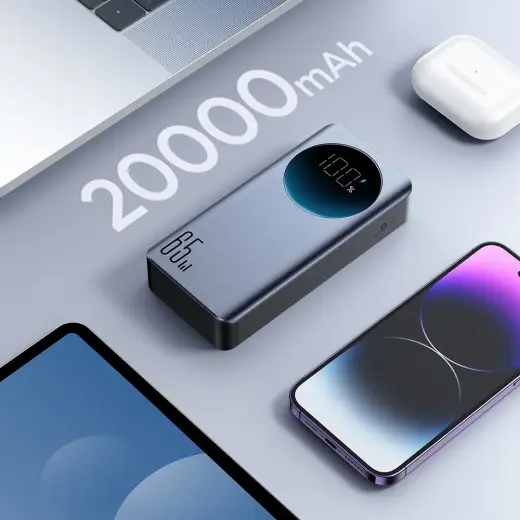 Joyroom JR-PBF04 внешний аккумулятор (powerbank) | 20000 mAh | 65W | USB-C, USB-A | черный Фото num