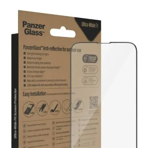 PanzerGlass Ultra-Wide Fit Anti-Reflective with applicator for iPhone 14 | 13 | 13 Pro 6,1" Фото num