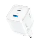 BWOO GaN wall charger CDA224 QC 70W 1 x USB 1 x USB-C, white Foto 3
