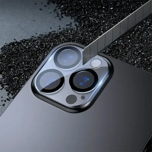 Tempered Glass HARD SILK PRINT for camera (LENS) for Iphone 13/13 Mini (island) Foto 12