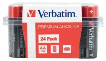 Baterijas Verbatim AA Premium Alkaline 24-Pack 1.5V