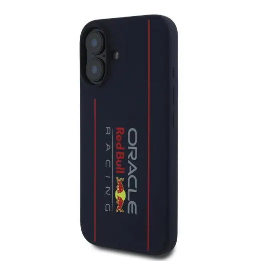 Red Bull Silicone Vertical Logo чехол для телефона iPhone 16 темно-синий с поддержкой MagSafe Фото num