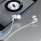 Wire earphones Jack 3,5 mm Hoco M79 white — Foto 3