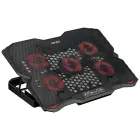 XTRIKE ME Laptop Cooling Pad with Built-in Phone Holder FN-813 Black Foto 1