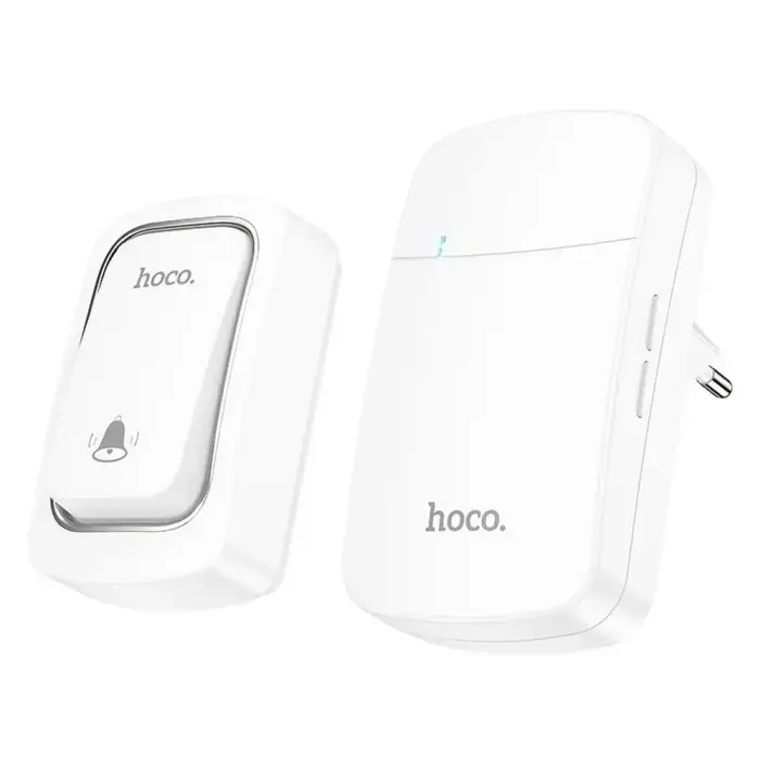 Battery-free wireless doorbell 230V Hoco HI26 white