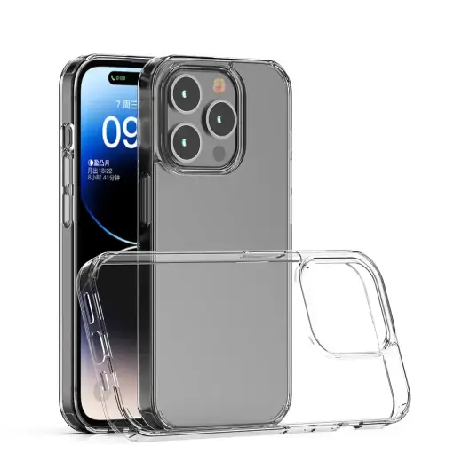 Clear maciņš telefonam iPhone 15 Pro caurspīdīgs