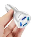 Wozinsky WCCAW 50W 4x USB-A QC car charger - white Foto 2