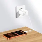 TECH-PROTECT NCA45W-GAN 2-PORT NETWORK CHARGER PD 45W / QC3.0 + TYPE-C CABLE WHITE Фото num