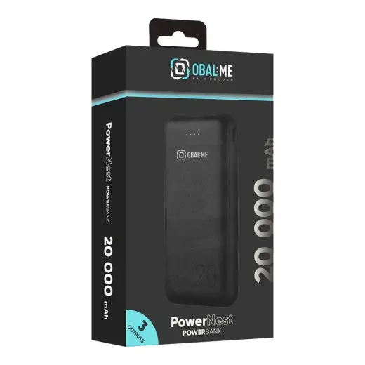 OBAL:ME PowerNest Powerbank 20000mAh Black Foto 6