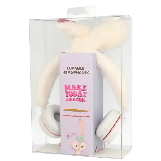 GJBY headphones - Plush RABBIT White Foto 3