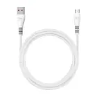 Cable USB A to Micro USB Blue Star 2A 1 m DC99M white Foto 3