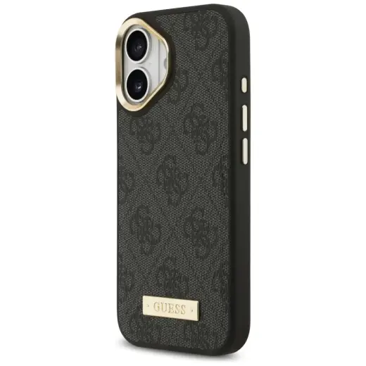 Guess 4G Logo Plate MagSafe Case for iPhone 17 Black Foto 2