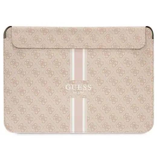 Guess 4G Printed Stripes cover for a 16" laptop - pink Фото num