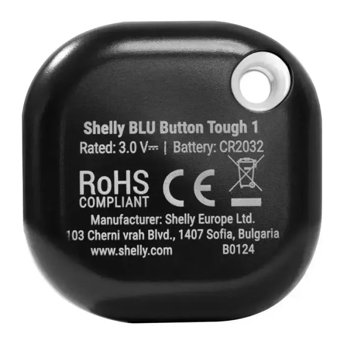 Action and Scenes Activation Button Shelly Blu Button Tough 1 (black) Foto 2