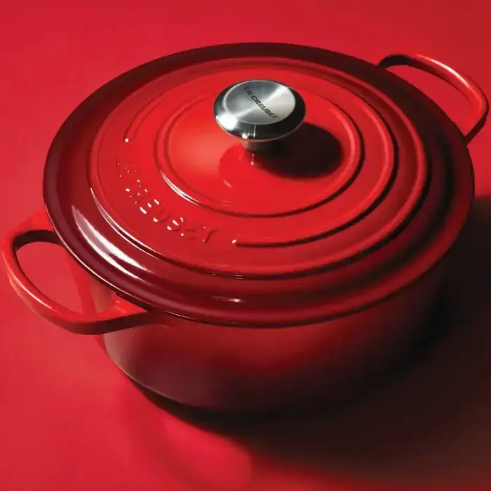 Le Creuset Чугунная кастрюля круглая Ø26см / 5,3л красная Фото num
