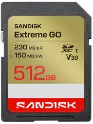 Atmiņas karte Sandisk Extreme GO SDXC UHS-I 512GB