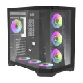Darflash FT418 PRO computer case + 7 aRGB fans (black) — Foto 10