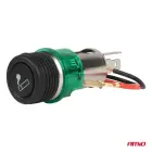 Lighter socket set with green light 12V CLI-03 — Photo 2