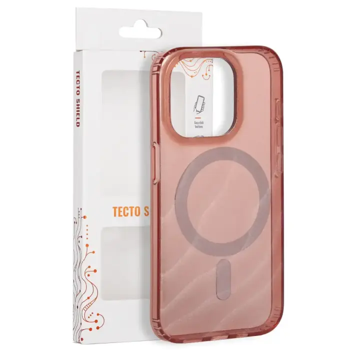 Tecto Shield Desert Mag case for iPhone 15 Pro 6,1" terracota