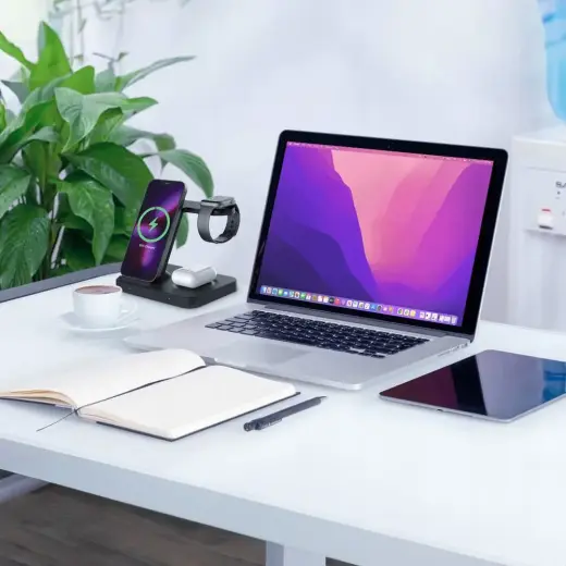 TECH-PROTECT QI15W-A37 bezvadu lādētājs | 15W | Qi | USB-C | melns Foto 9