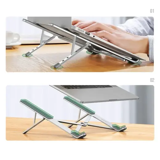 Ugreen foldable adjustable laptop stand silver (LP451) Foto 4