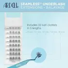 Seamless Undies Underlash Extensions Refill, Balayage Cluster Lashes, Lightweight & Comfortable, up to 5 Applications, Assorted Eyelash Lengths, 32 Foto 6