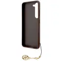 Guess 4G Charms Collection case for Samsung Galaxy A35 - brown Фото num
