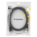 Кабель Wozinsky HDMI 2.1 8K 60 Гц 48 Гбит|с | 4K 120 Гц | 2K 144 Гц 3 м серебристый (WHDMI-30) Фото num