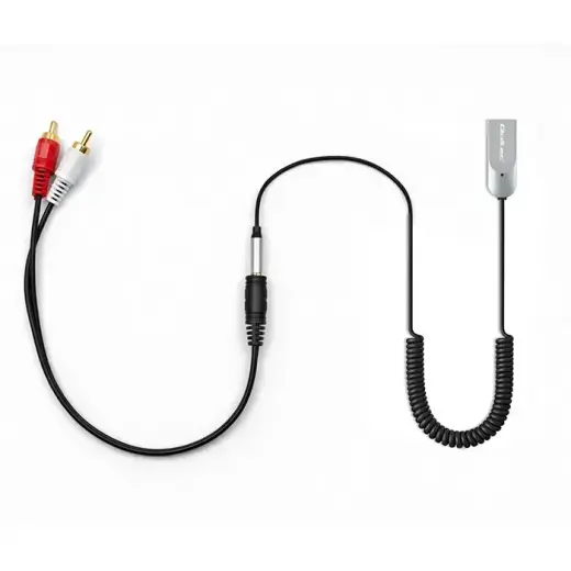 Qoltec Wireless Audio Receiver Adapter HiFi Home&Car | Bluetooth 6.0 | 2 x RCA | 1 x AUX 3.5mm | USB | Microphone Foto 8