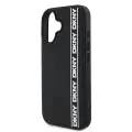 DKNY 3D Rubber Repeat Logo Line Case for iPhone 16 Black — Foto 3