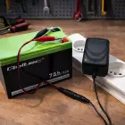 Qoltec Automatic charger for AGM GEL STD batteries | 6V/12V charger | 6W | 5.5x2.1 | 1.8m cable Photo