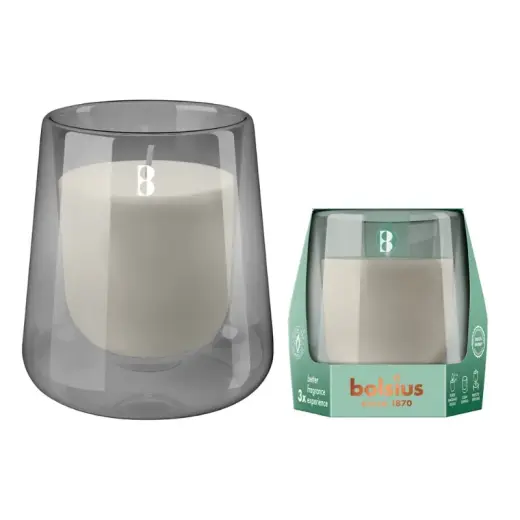 Candle aroma. glass gl. Clean Light Ø95x85mm cedarwood & vetiver