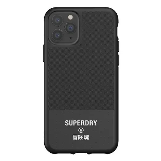 SuperDry Moulded Canvas iPhone 11 Pro Case czarny|black 41548 Foto 2