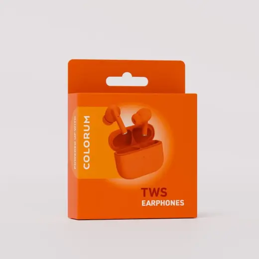 COLORUM TWS Bluetooth earphones CTWS-10 xOrange Photo