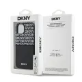 DKNY PU Leather Repeat Pattern Card Pocket Case for iPhone 15 Black — Foto 5