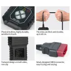 Qoltec Digital OBD2 EOBD diagnostic Tester Interface ProLine  | 8V-25V | Dual System Foto 11