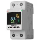 Qoltec Single-phase electronic wattmeter | energy consumption meter | DIN35 | Remote control | Measurement history | Wi-Fi | TUYA | Smart life — Foto 18