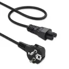 Qoltec Power cable SCHUKO | IEC C5 | Clover | 3x1.0mm² | 1.5m Фото num