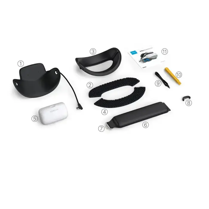 BoboVR P4U Head Strap with Battery for PICO 4 Ultra and Ultra Enterprise - White and Black Foto 6